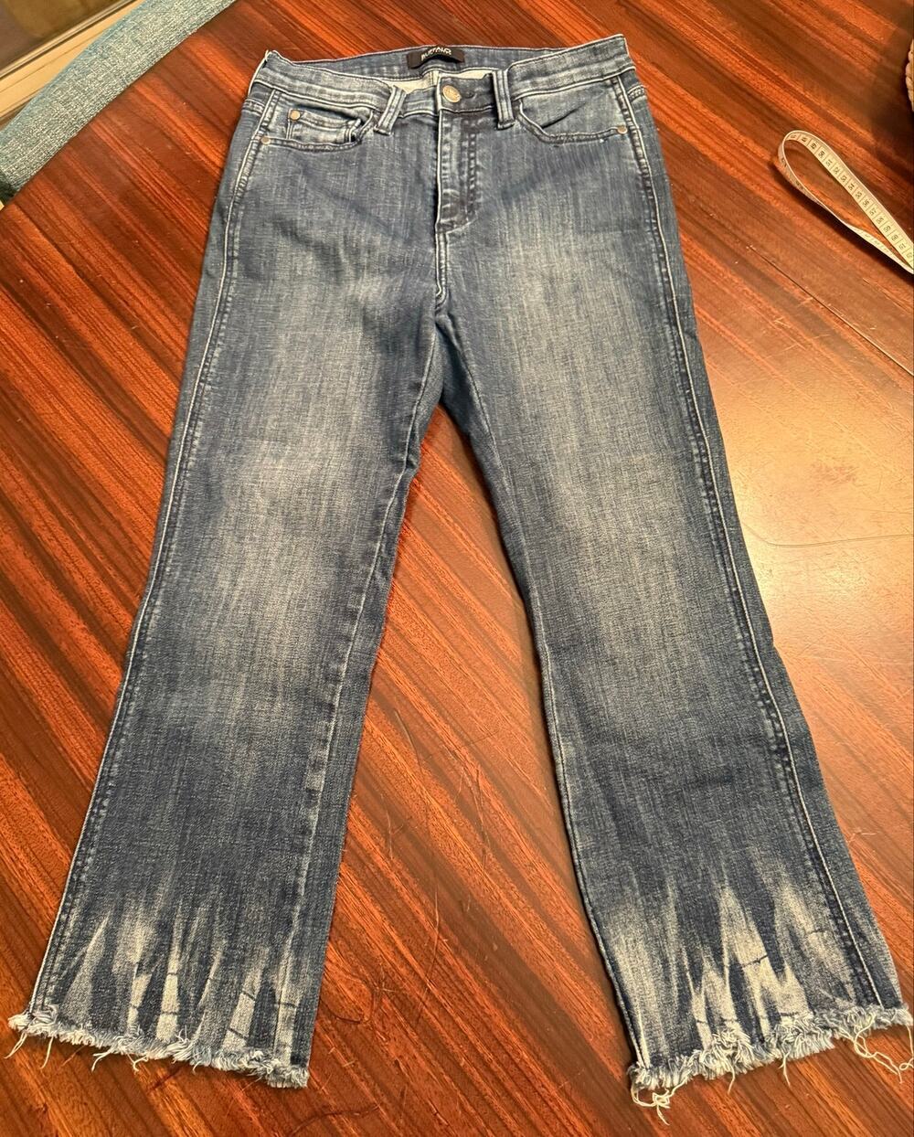 Buffalo David Bitton Dark Wash Ivy High Rise Cropped Stretch Denim Jeans Size 28